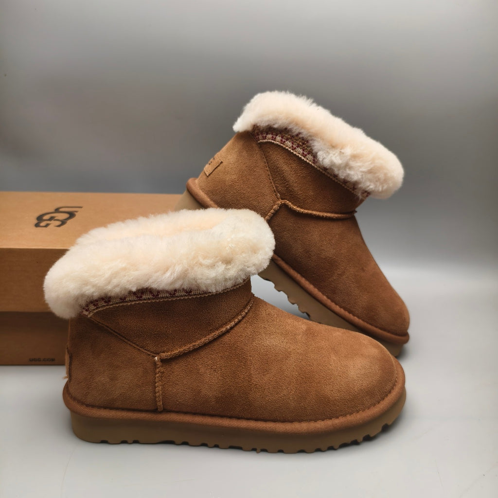 4496 Chestnut Boho-Inspired Low-Top Casual Shoes