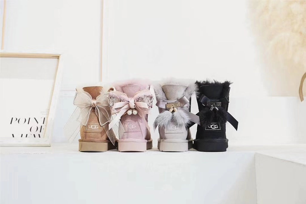 6503 Muted Pink 3-Way Winter Boots