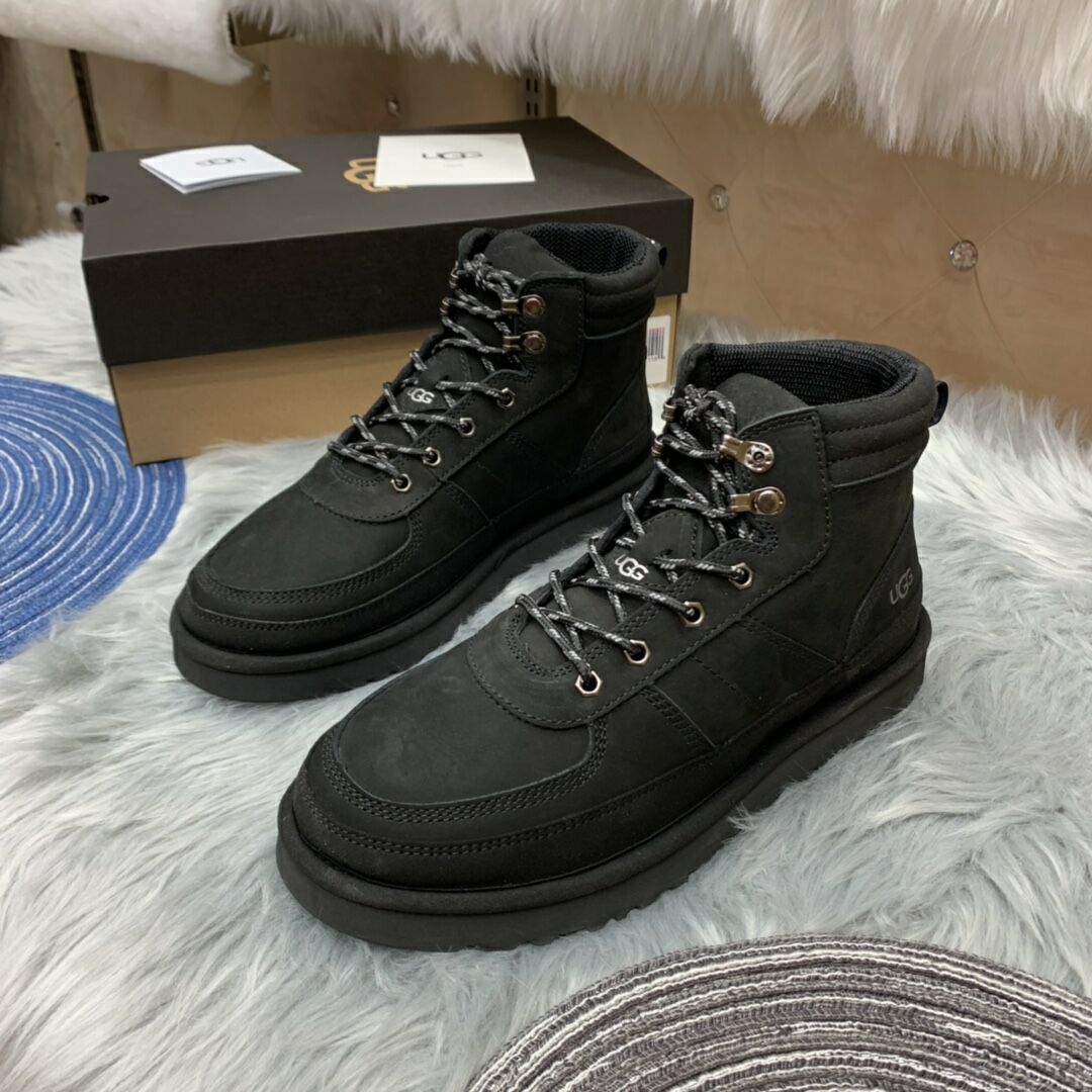 2991 Black Men's Lace-Up Casual Shoes
