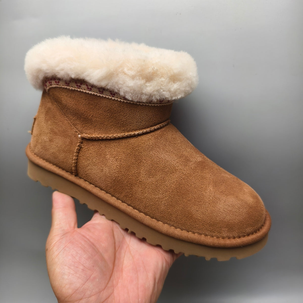 4496 Chestnut Boho-Inspired Low-Top Casual Shoes