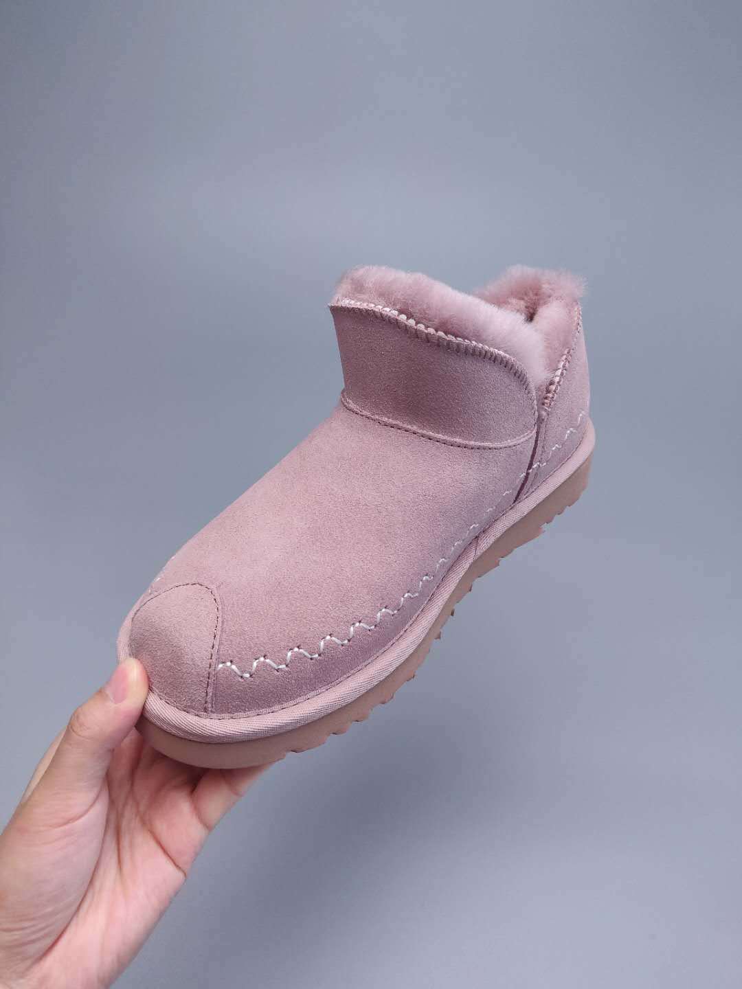0888 Muted Pink Ankle Boots
