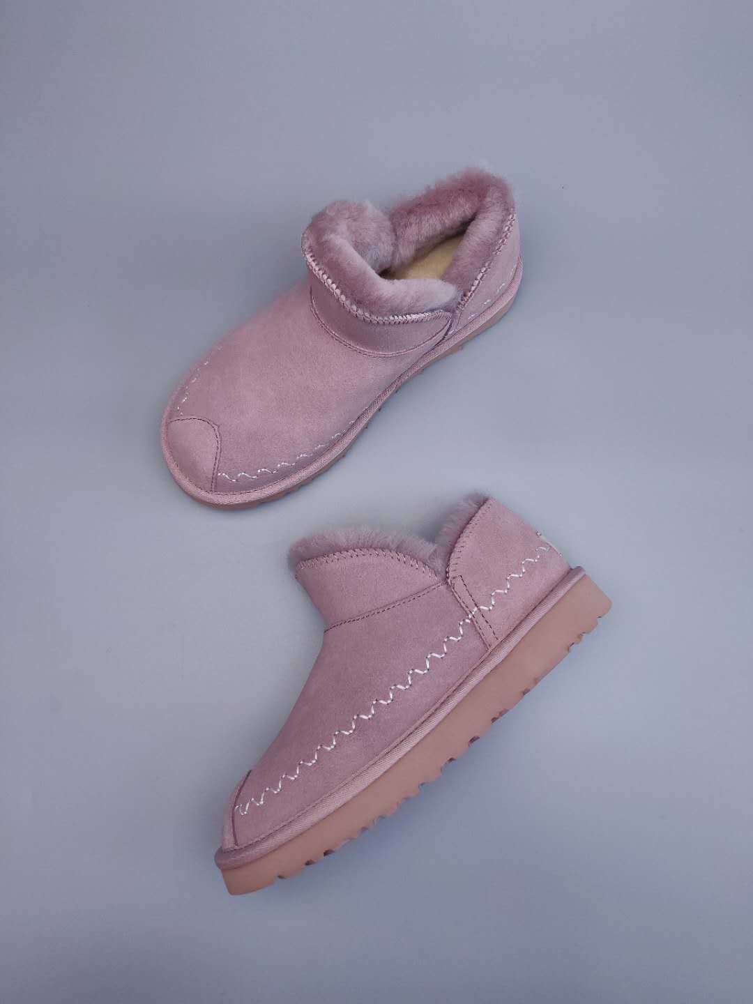 0888 Muted Pink Ankle Boots
