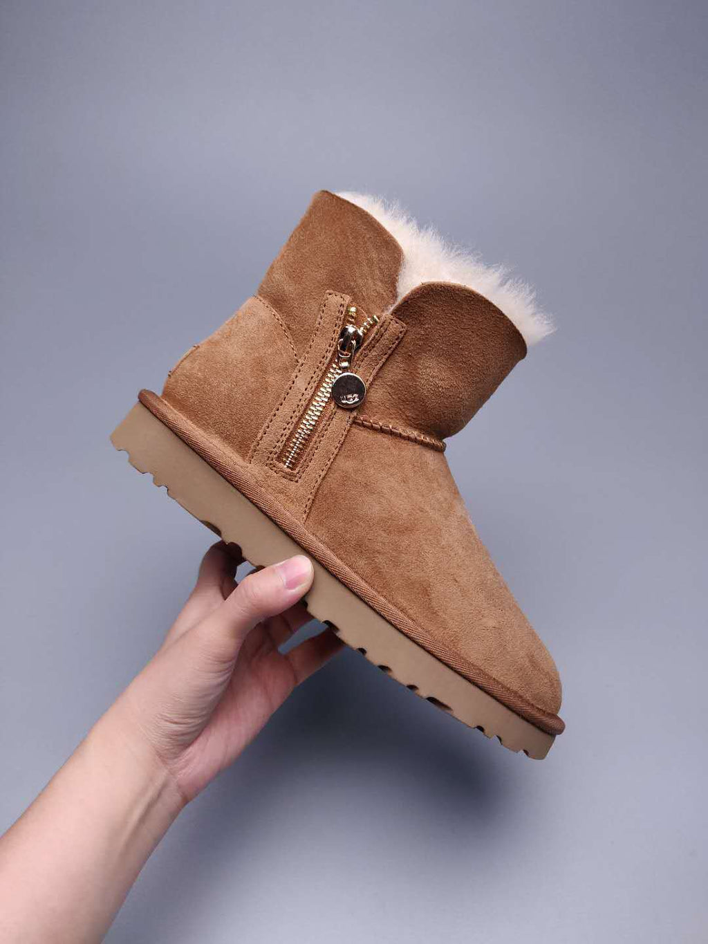 2481 Chestnut Side-Zip Ankle Boots