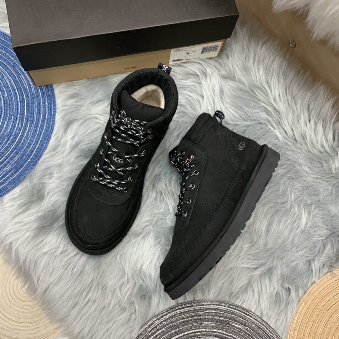 2991 Black Men's Lace-Up Casual Shoes