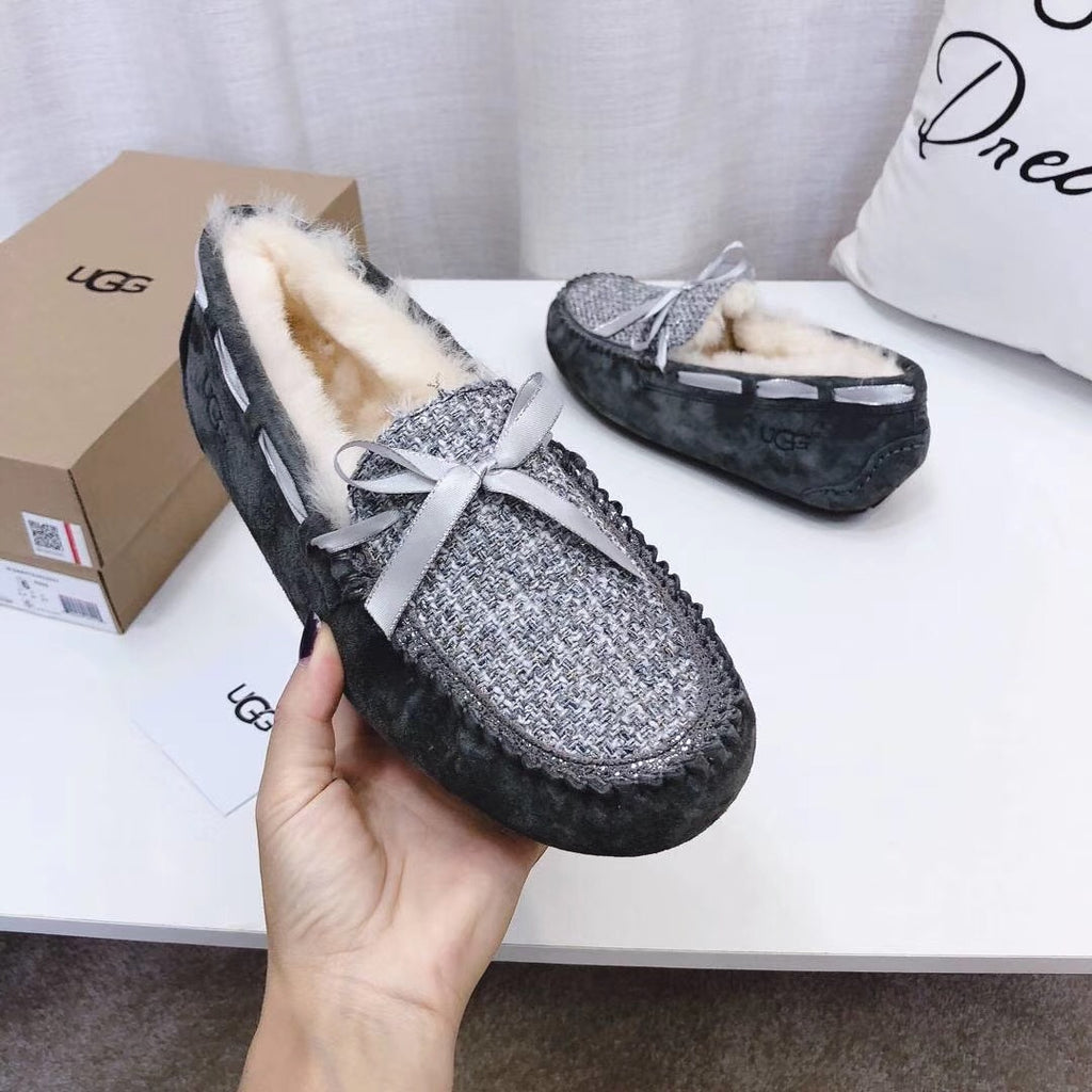 5623 Grey Chic Driving Loafers