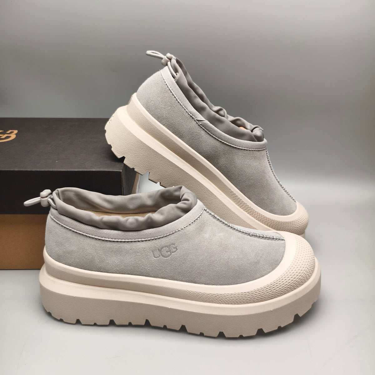4096 Light Grey Slip-On Casual Shoes