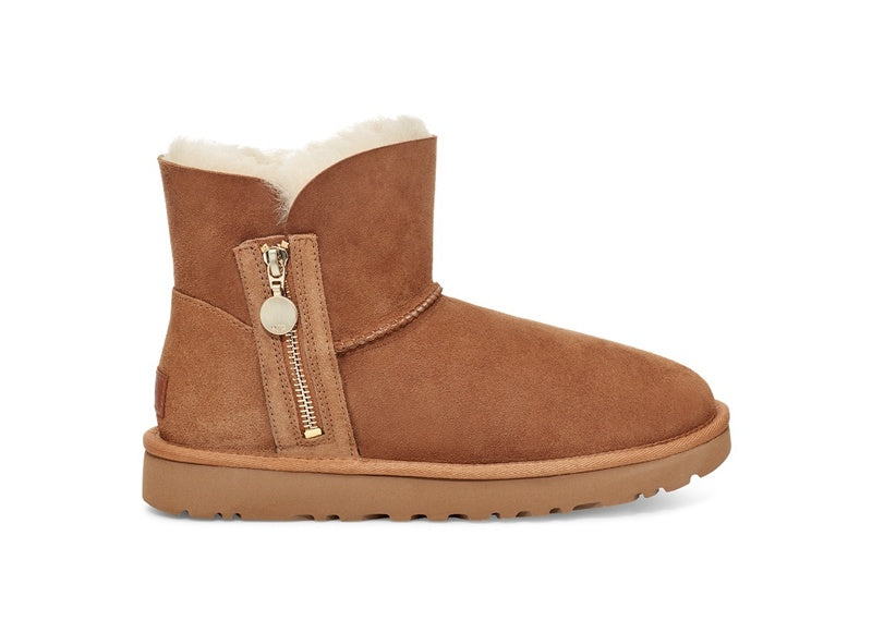 2481 Chestnut Side-Zip Ankle Boots