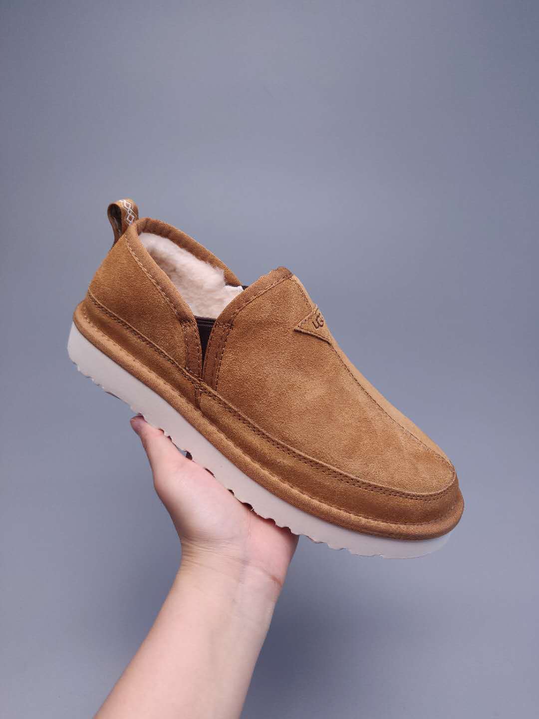 3455 Chestnut Men's Slip-On Low-Top Shoes