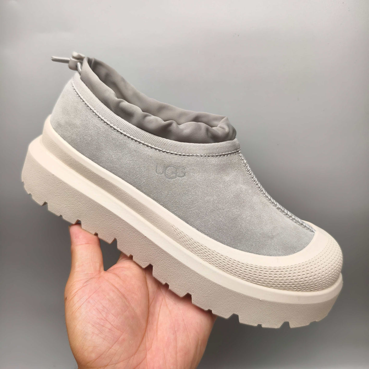 4096 Light Grey Slip-On Casual Shoes
