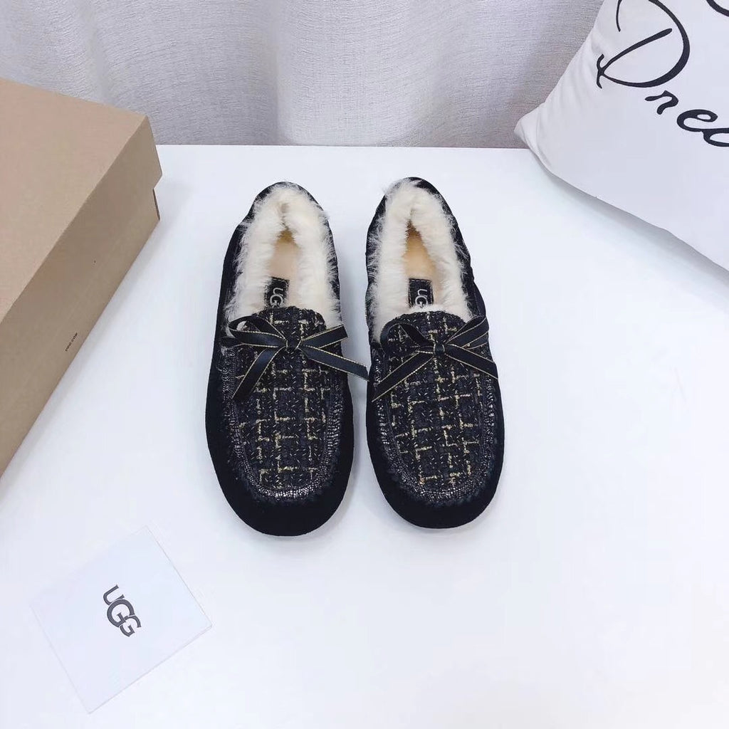 5623 Black Chic Driving Loafers