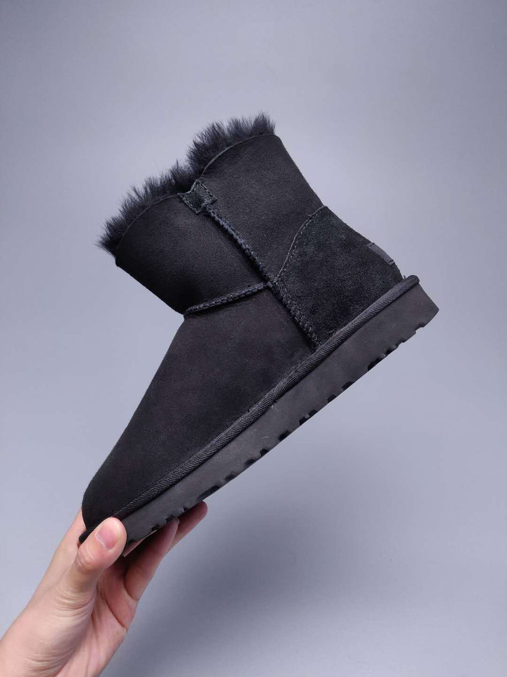 2481 Black Side-Zip Ankle Boots