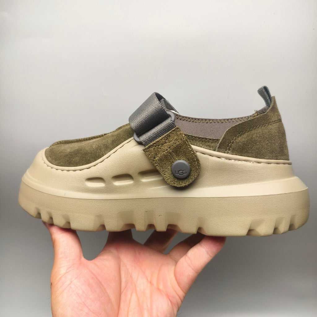 7550 Green Unisex Slip-On Casual Shoes