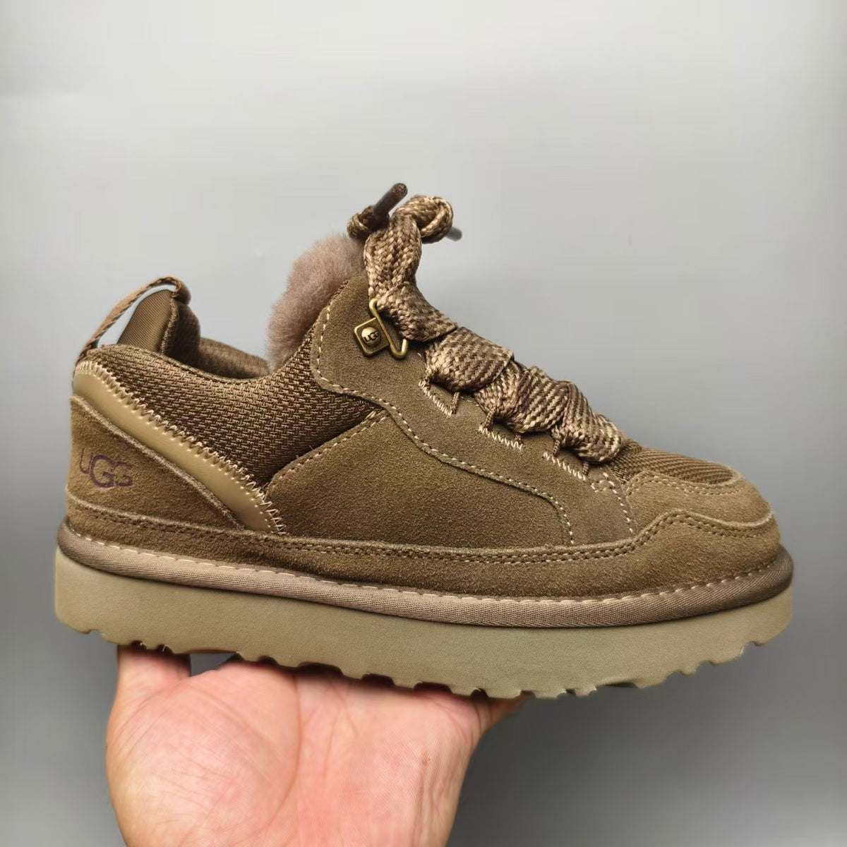4032 Walnut Brown Unisex Mesh Casual Sneakers