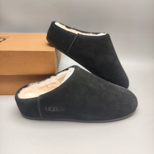 1390 Black Slip-On House Shoes