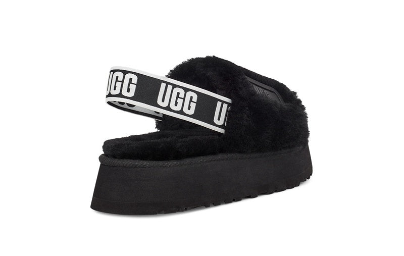 2258 Black Disco-Inspired Sandals