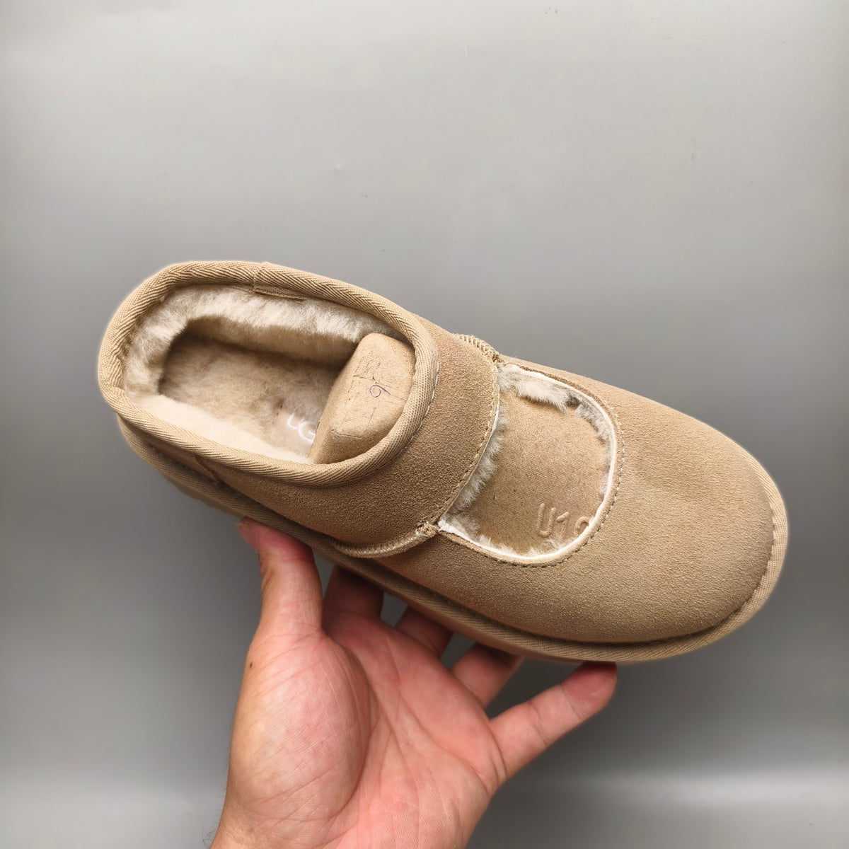 7612 Sand Platform Mary Jane Shoes