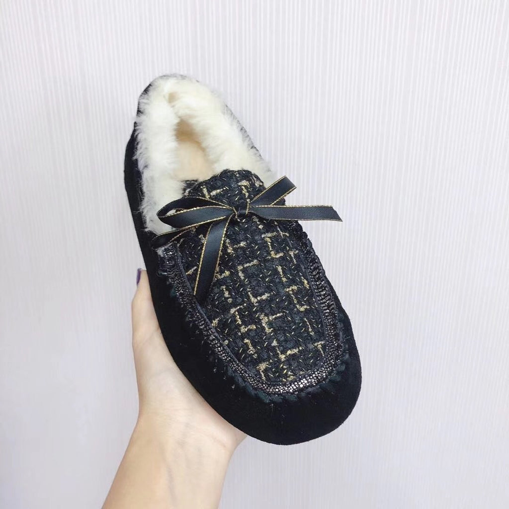 5623 Black Chic Driving Loafers