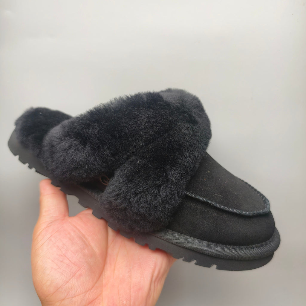 4571 Black Casual House Slippers