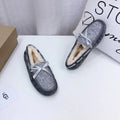 5623 Grey Chic Driving Loafers
