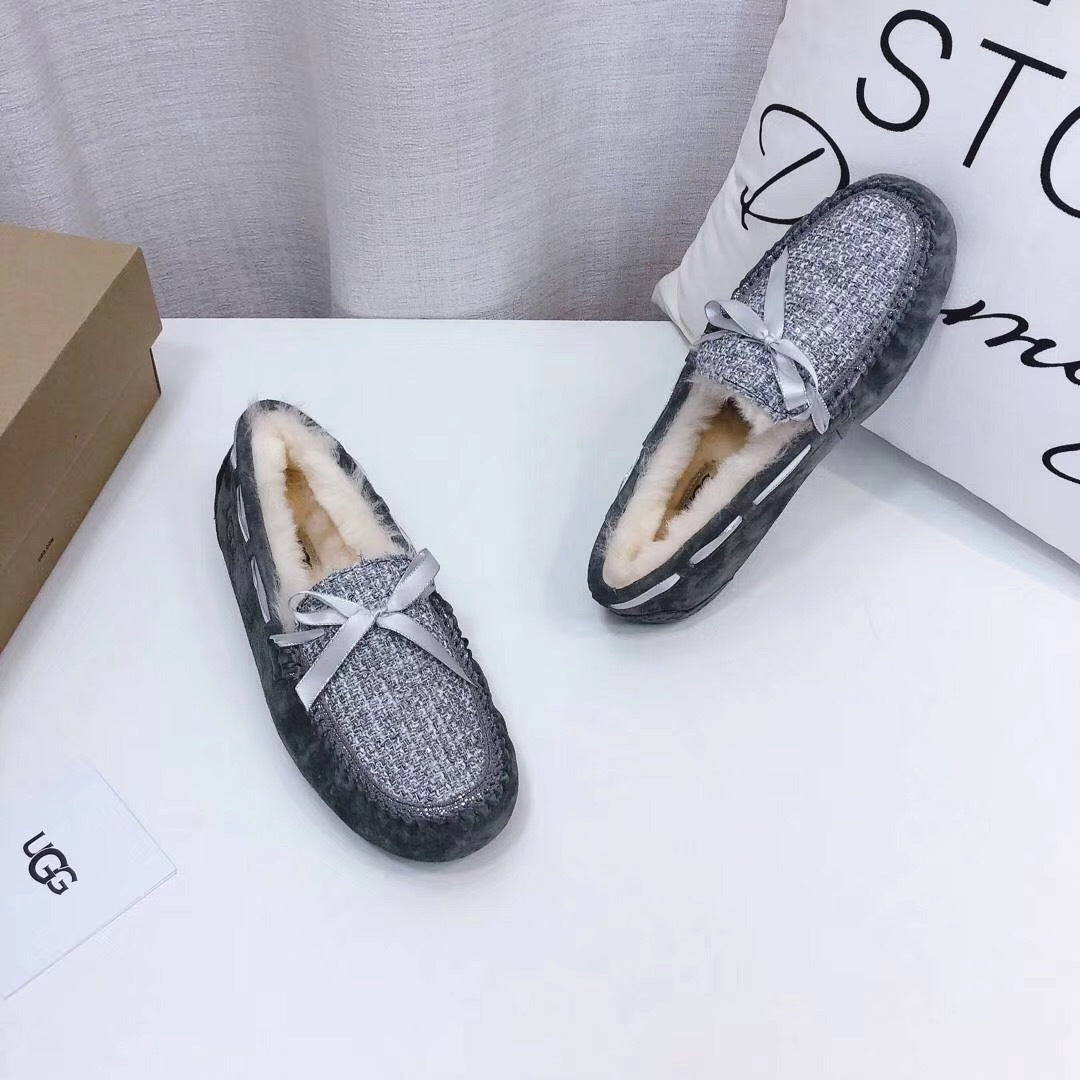 5623 Grey Chic Driving Loafers