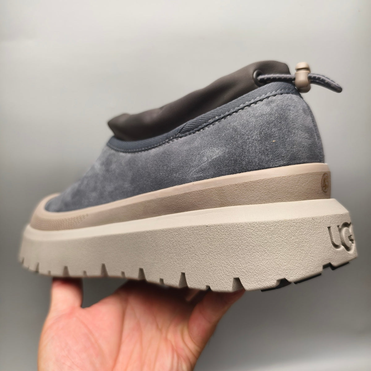 4096 Dark Grey Slip-On Casual Shoes