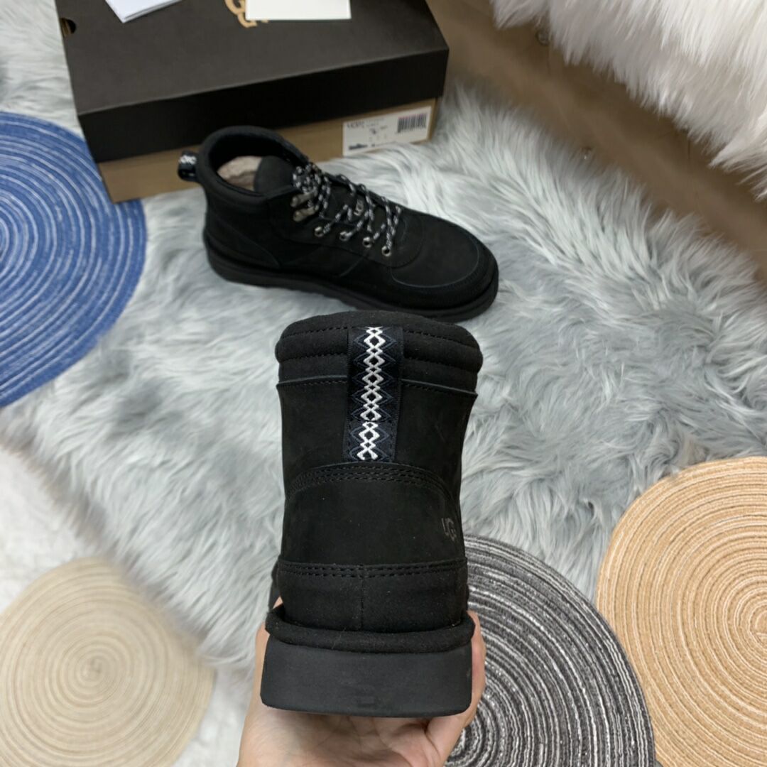 2991 Black Men's Lace-Up Casual Shoes