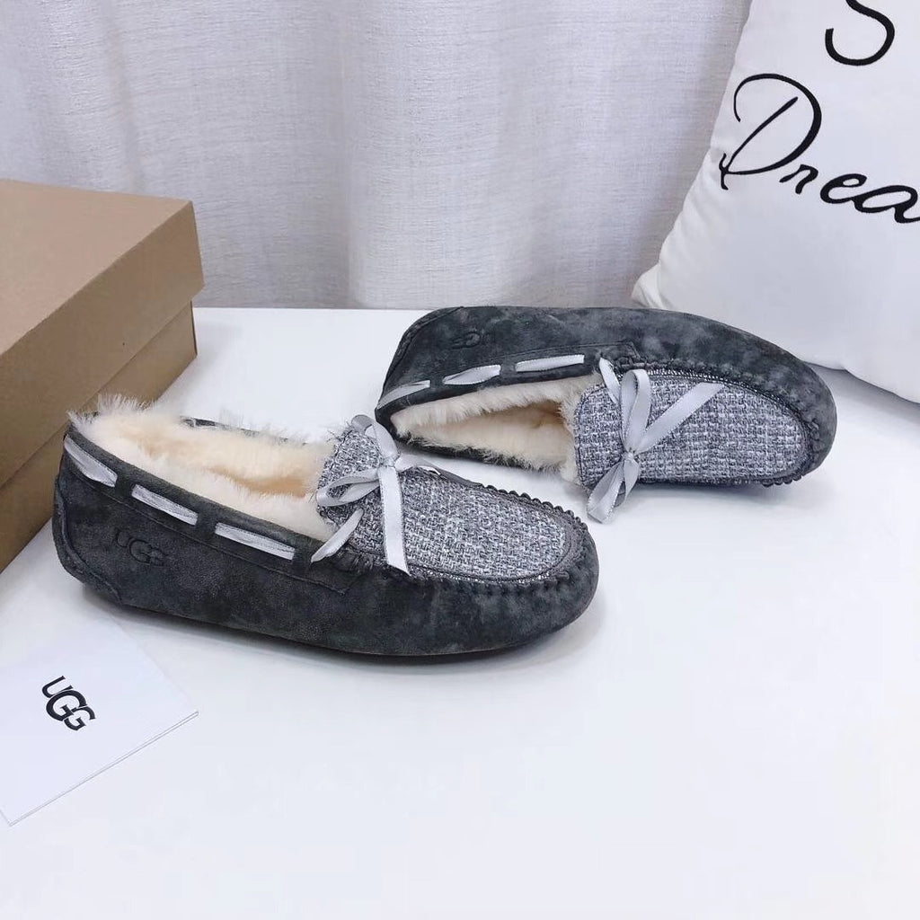 5623 Grey Chic Driving Loafers