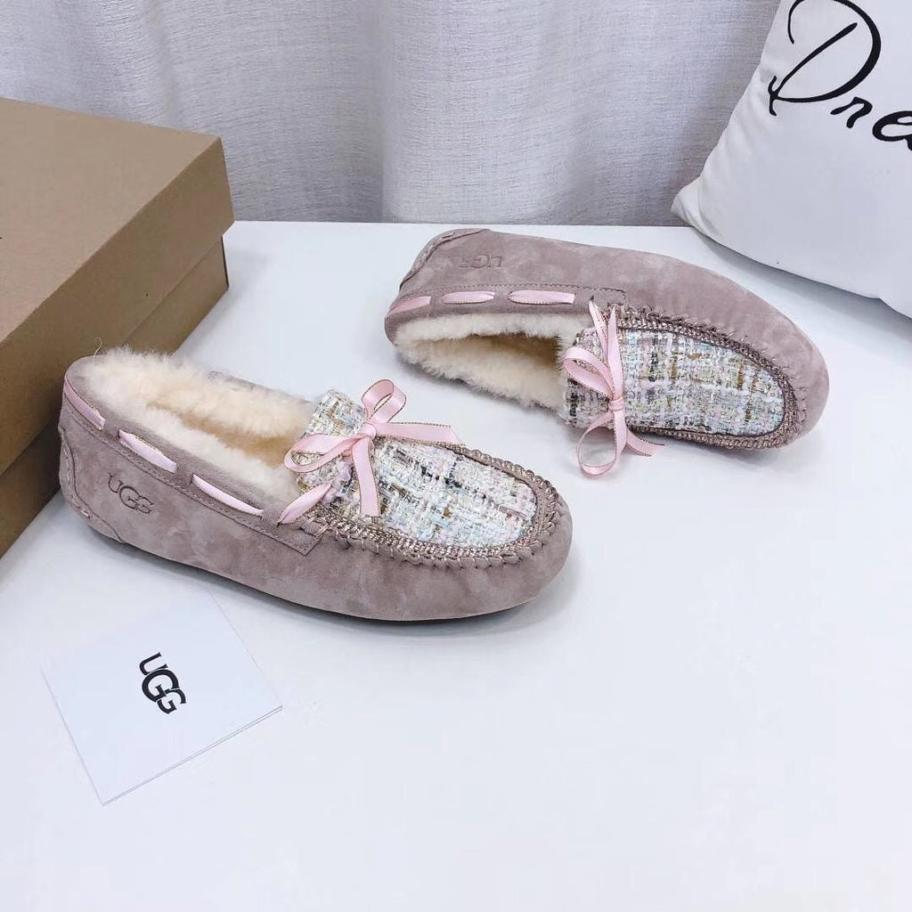 5623 Muted Pink Chic Driving Loafers