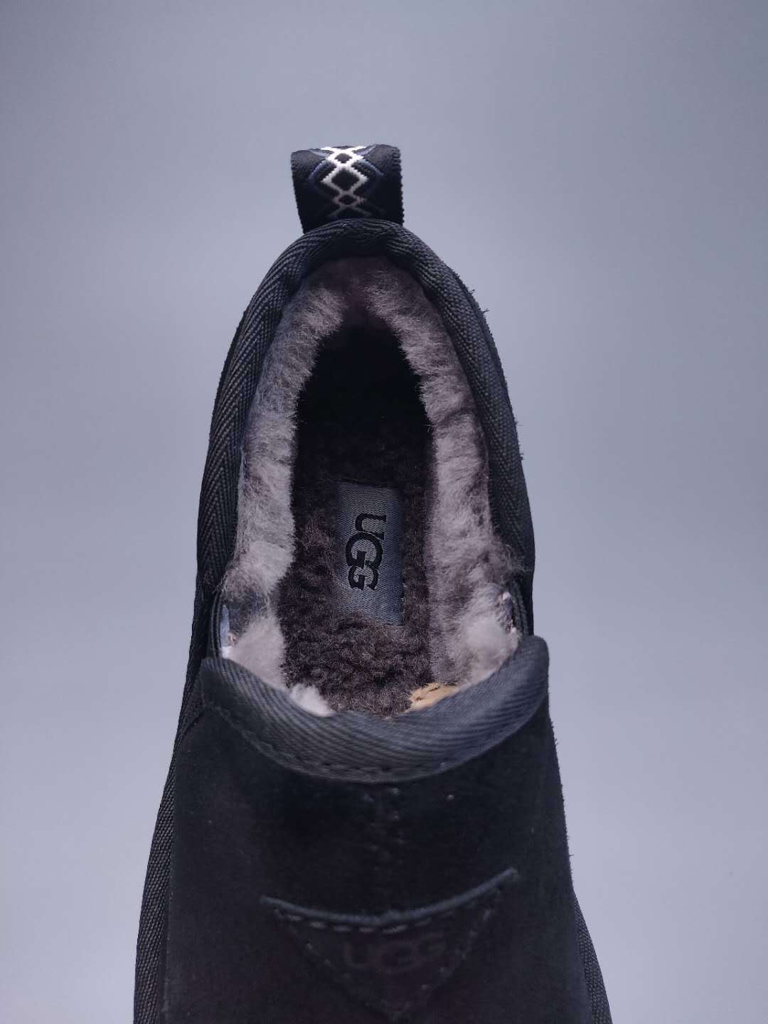 3455 Black Men's Slip-On Low-Top Shoes