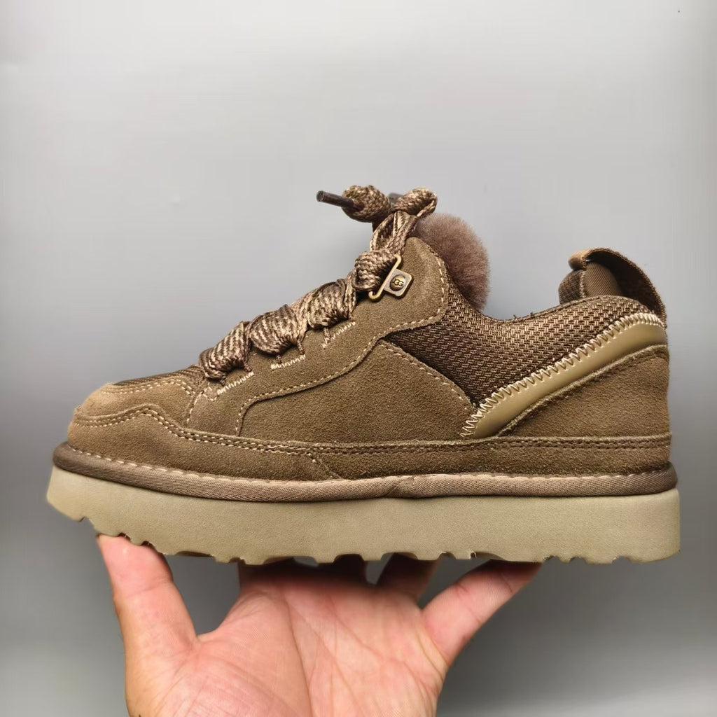 4032 Walnut Brown Unisex Mesh Casual Sneakers