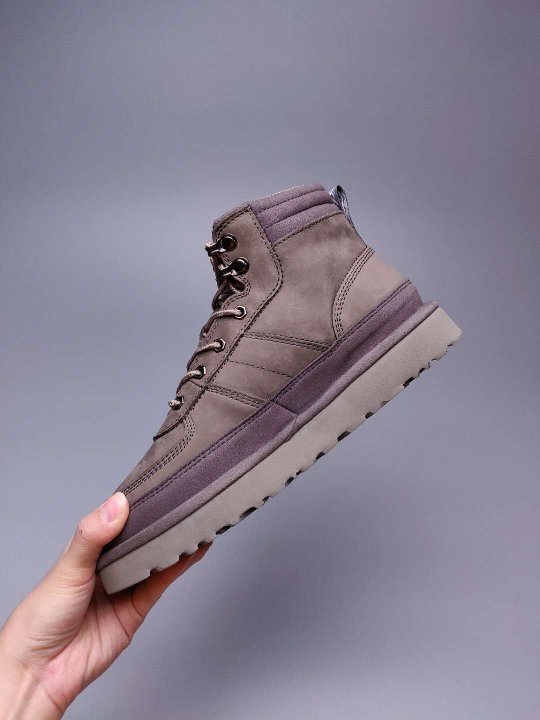 2991 Grey Men's Lace-Up Casual Shoes