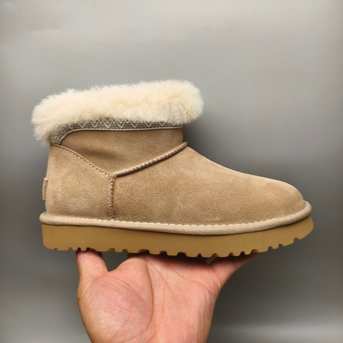 4496 Sand Boho-Inspired Low-Top Casual Shoes
