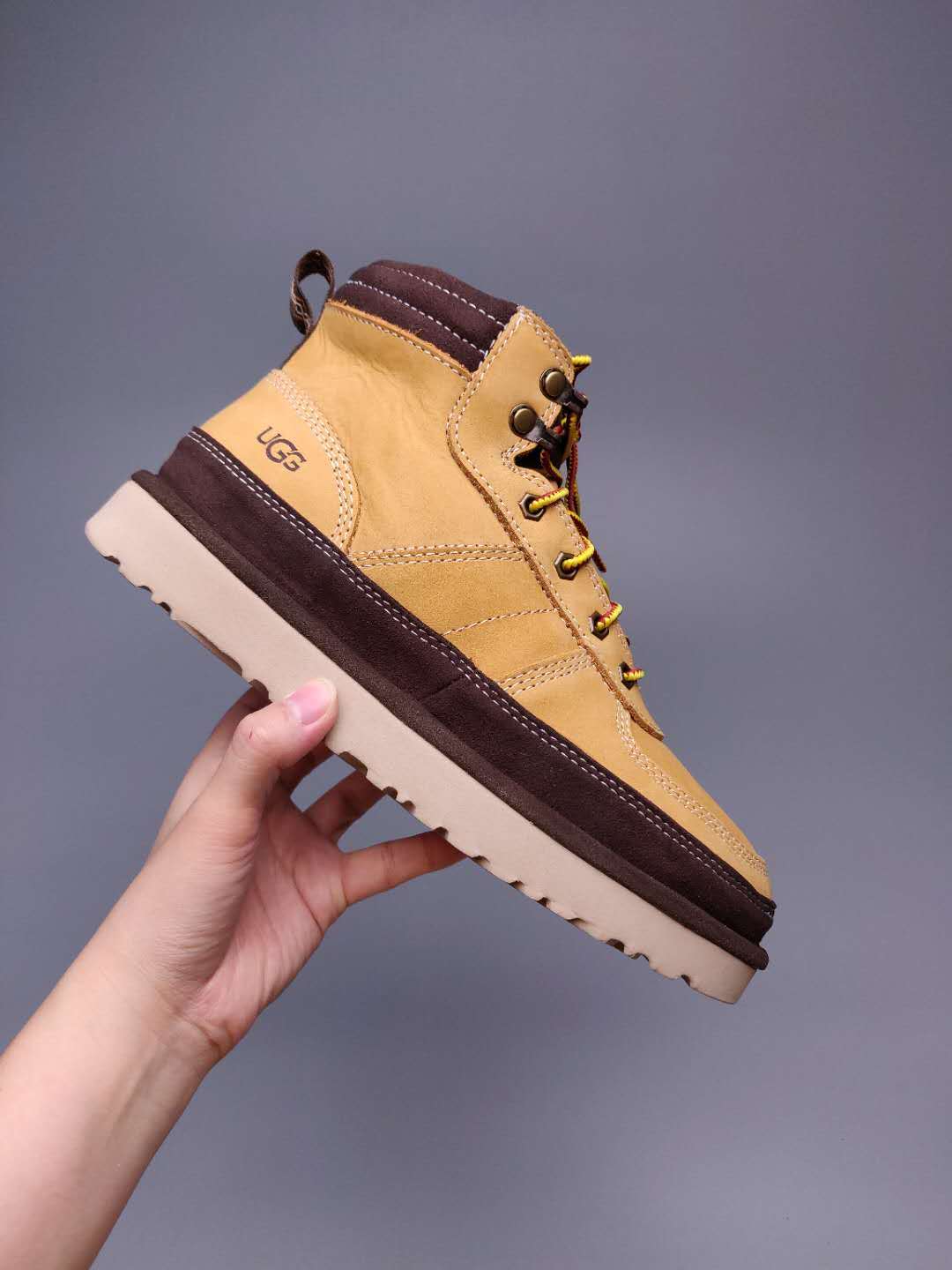 2991 Chestnut Men's Lace-Up Casual Shoes