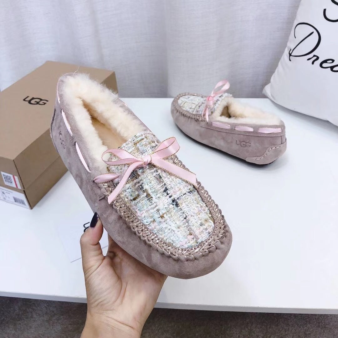 5623 Muted Pink Chic Driving Loafers