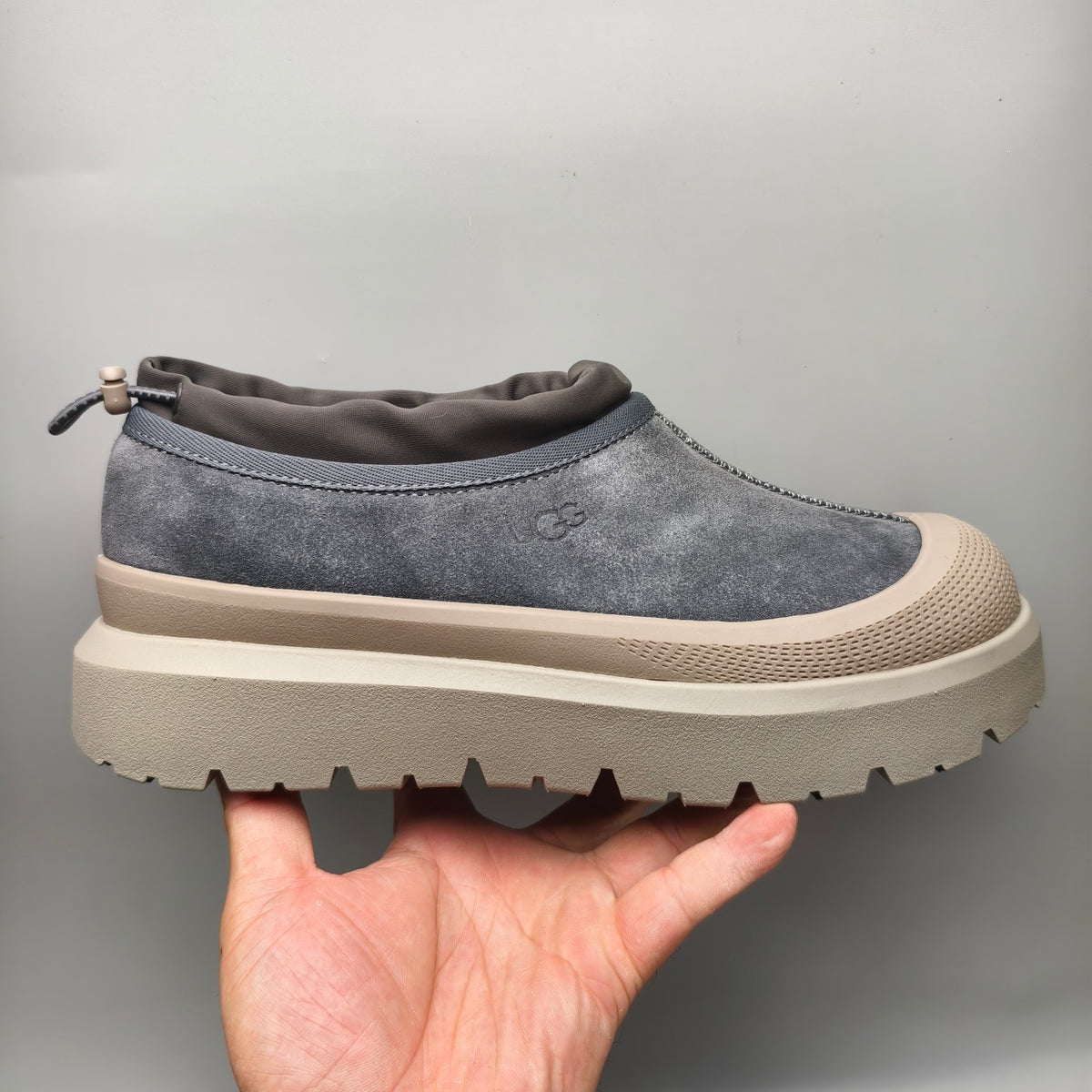 4096 Dark Grey Slip-On Casual Shoes