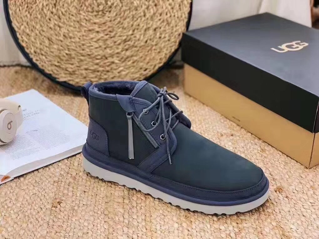 3883 Dark Grey Zip-Up Casual Shoes