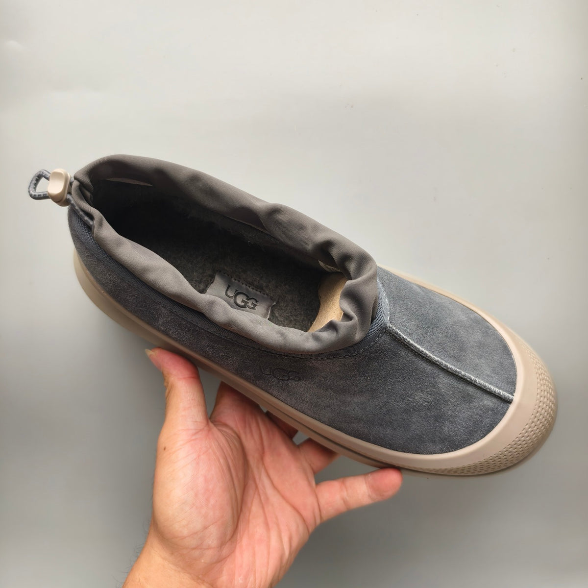 4096 Dark Grey Slip-On Casual Shoes