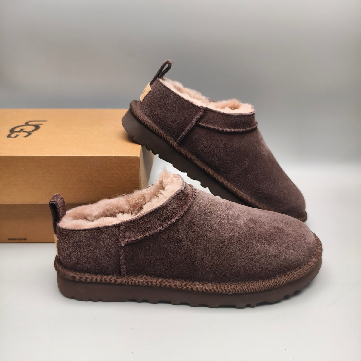 3891 Chocolate Brown Women's Classic Slip-On Shoes