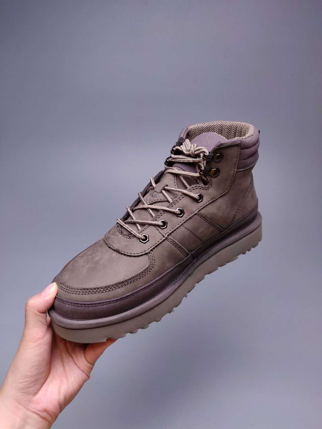 2991 Grey Men's Lace-Up Casual Shoes