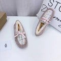 5623 Muted Pink Chic Driving Loafers