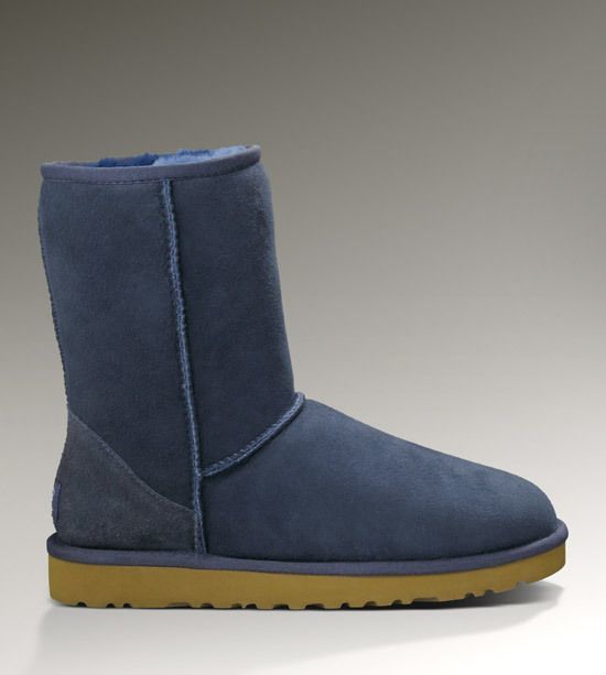 6223 Navy Blue Stain-Resistant Classic Short Boots