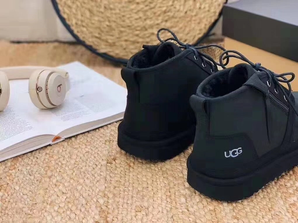 3883 Black Zip-Up Casual Shoes