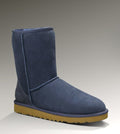 6223 Navy Blue Stain-Resistant Classic Short Boots