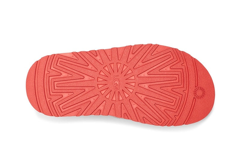 2258 Coral Red Disco-Inspired Sandals