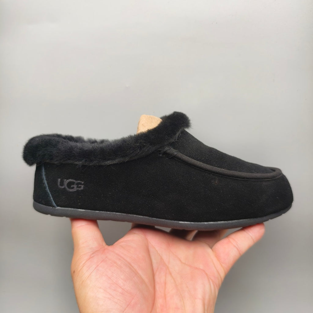 1391 Black Slip-On House Shoes