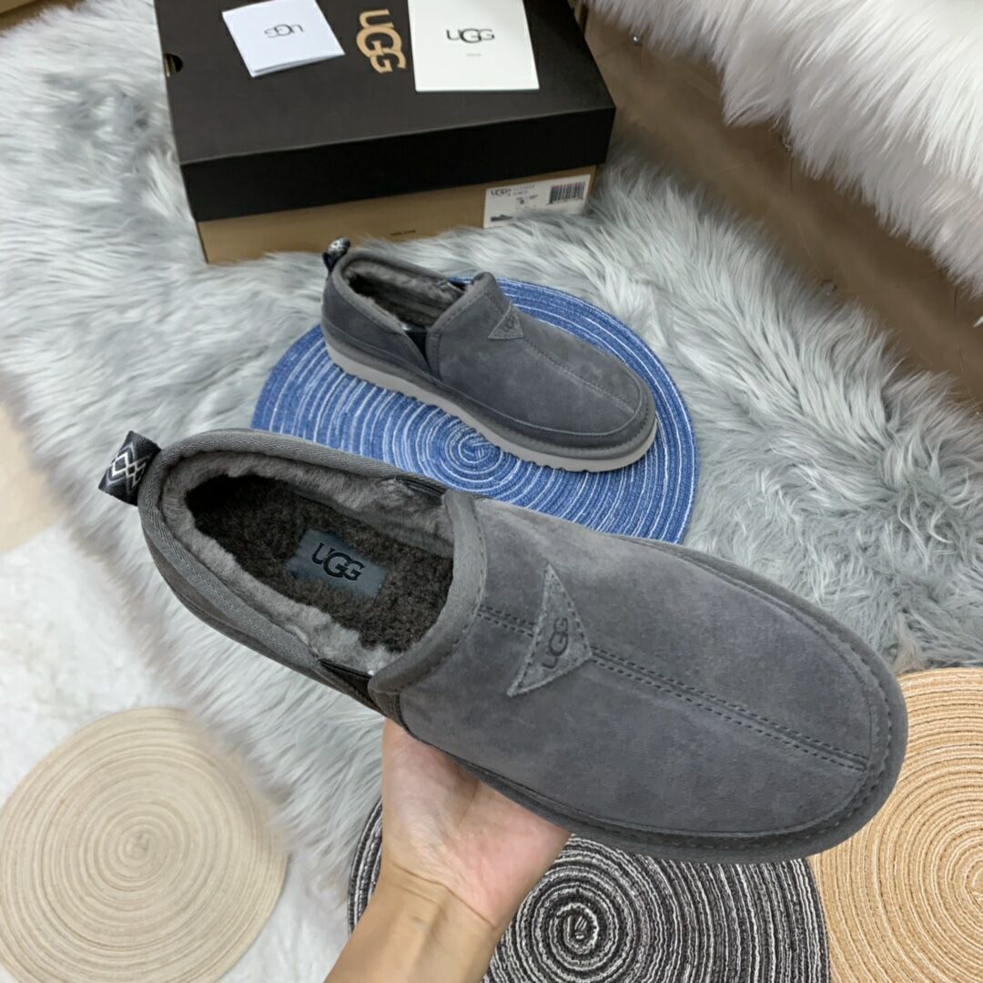3455 Grey Men's Slip-On Low-Top Shoes