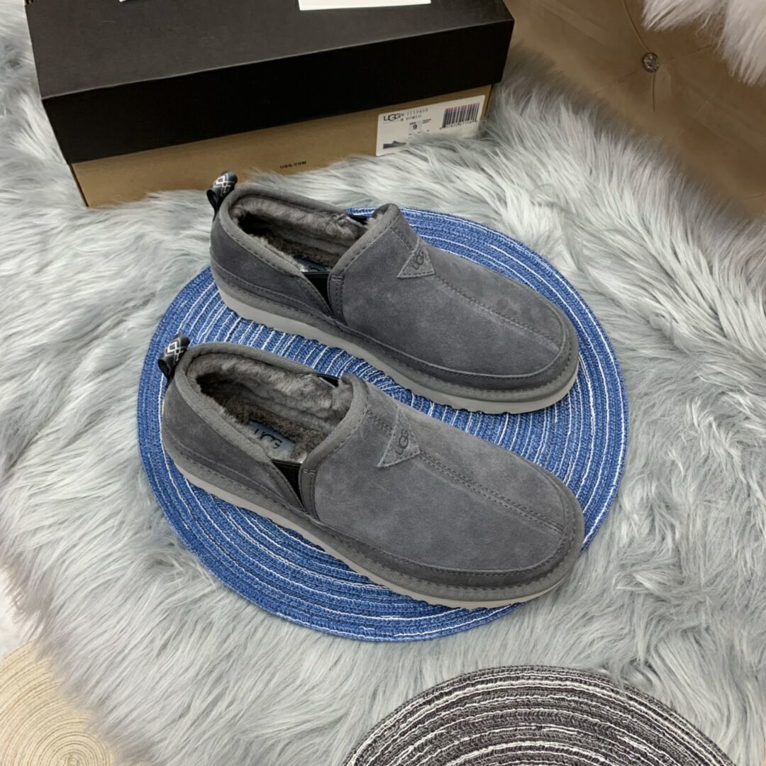 3455 Grey Men's Slip-On Low-Top Shoes