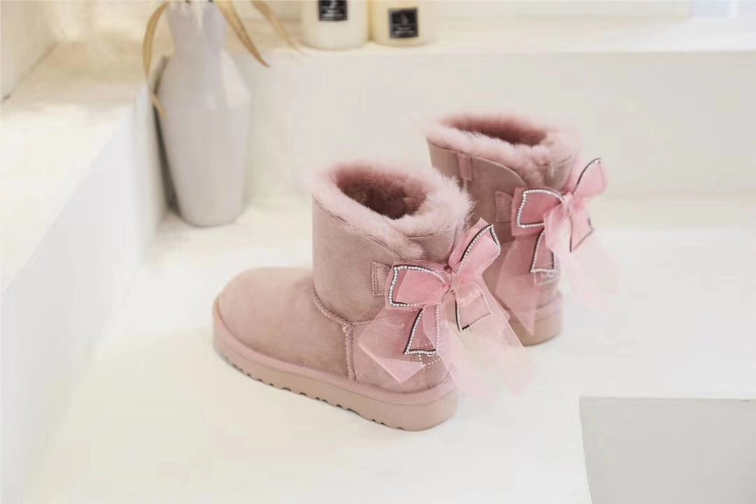6503 Muted Pink 3-Way Winter Boots