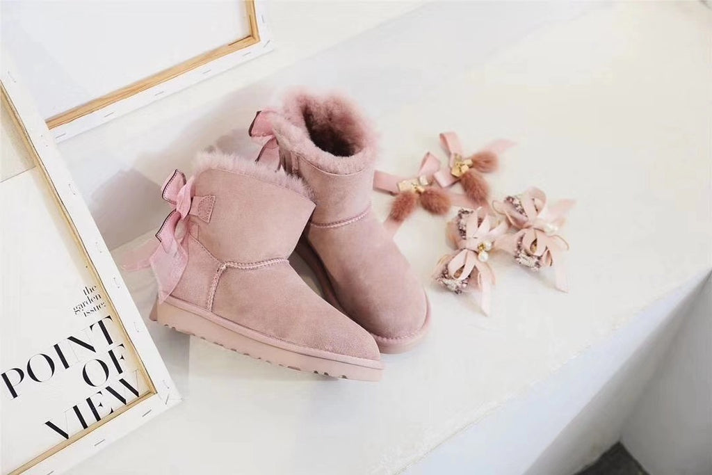 6503 Muted Pink 3-Way Winter Boots