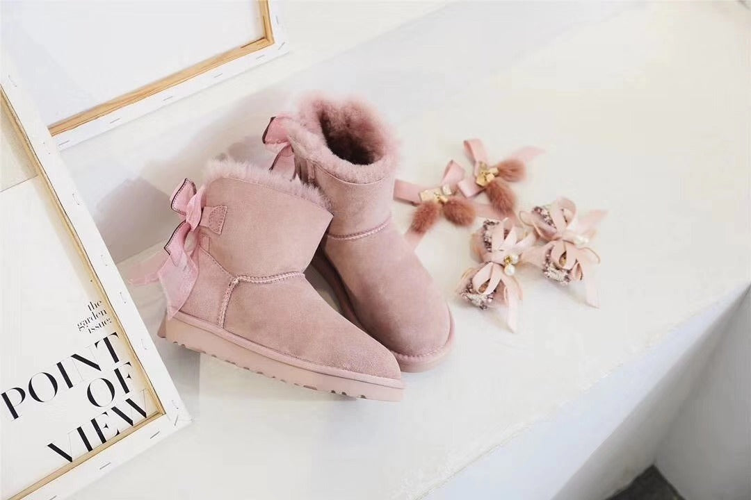 6503 Muted Pink 3-Way Winter Boots